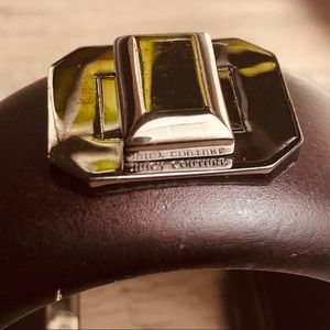 Juicy Couture Brown and Pewter Cuff